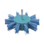 Brosse éventail nylon abrasif bleu grain 180