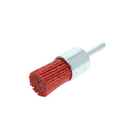 Brosse pinceau nylon abrasif rouge GR 80 diam 25