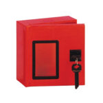 Boîte à clé carrée ABS rouge
