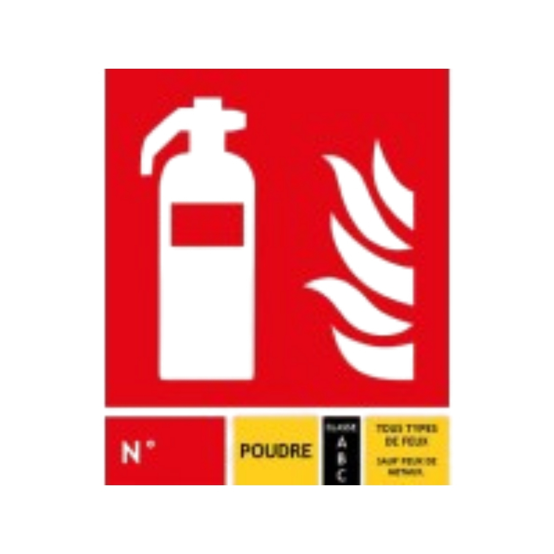 SEXP2423.jpg Panneau PVC extincteur poudre polyvalente – Image 1