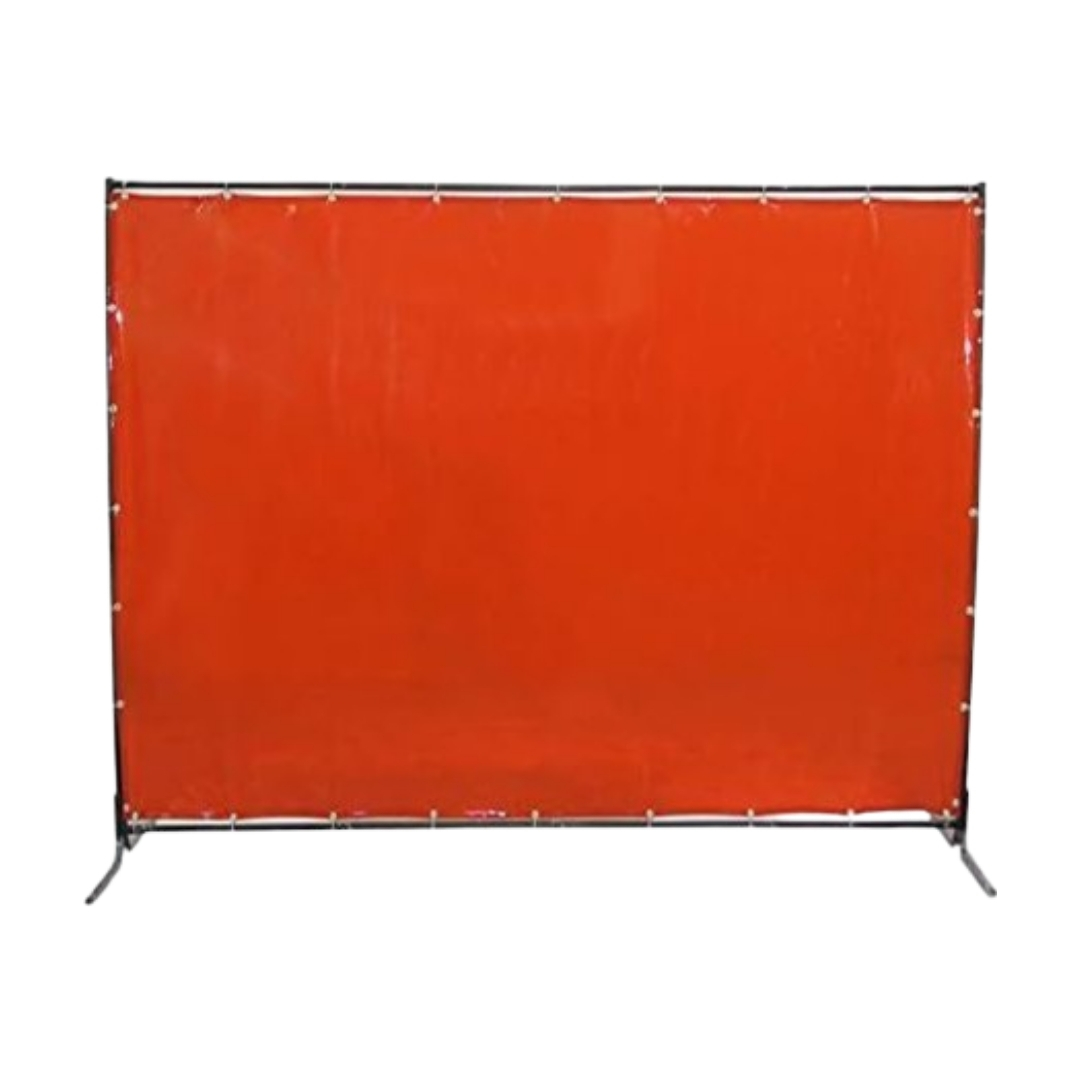SP-FC66PNF20-O.jpg Écran de soudage cadre + rideau 180X180 orange – Image 1