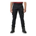 Pantalon cargo Raptor à revers noir - taille 42