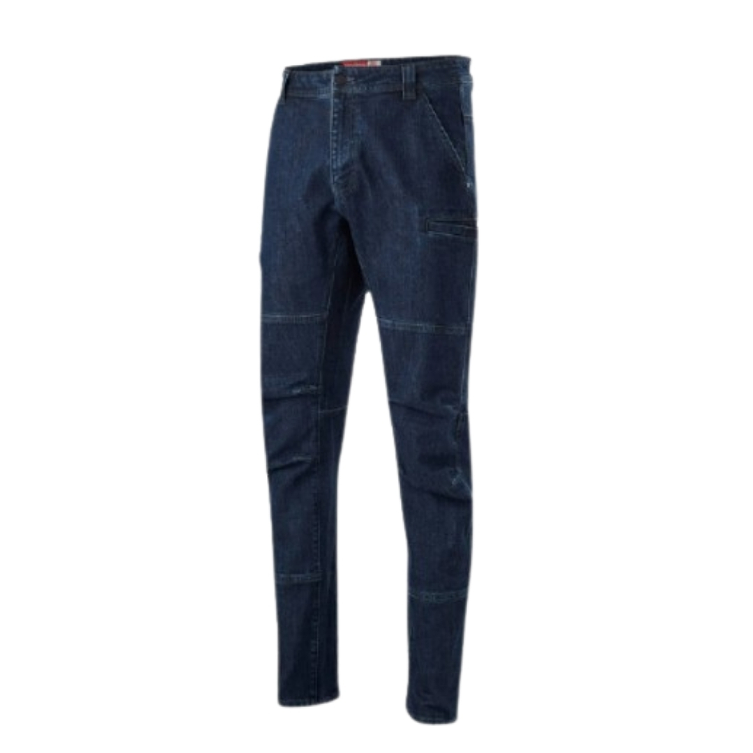 Y0340020IND77R.jpg Jean de travail Dyneema slim fit Tough Denim indigo - taille 38 – Image 1